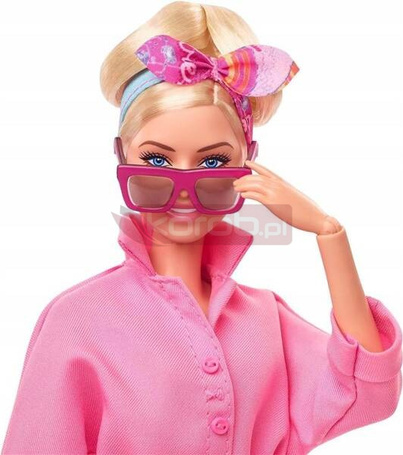 LALKA BARBIE THE MOVIE lalka filmowa w różowym kombinezonie HRF29