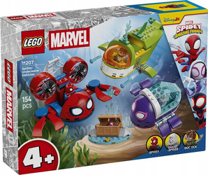 KLOCKI LEGO MARVEL 11207 Spidey: podwodne pojazdy, zestaw +4 lata