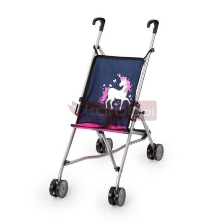 Wózek spacerówka dla lalek granatowy Buggy