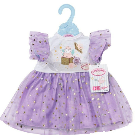 Baby born - Liliowa sukienka tutu 43cm