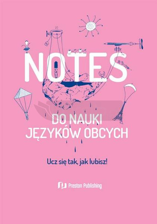 Notes do nauki języków obcych różowy