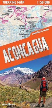 Trekking map Aconcagua 1:50 000 mapa