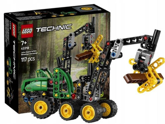 KLOCKI LEGO TECHNIC 42218 Harwester kołowy John Deere 1470H, zestaw +7 lat