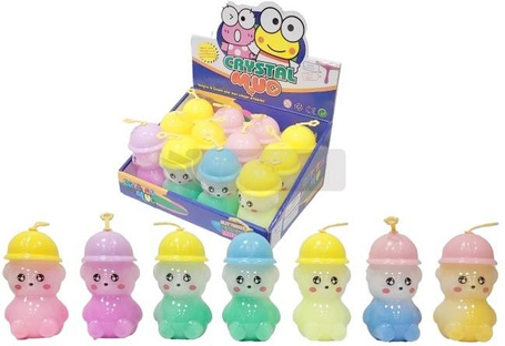 Slime kolorowy w butelce w kształcie misia MIX