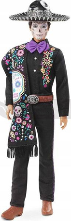 Lalka Barbie Ken kolekcjonerski Dia de Muertos 2021 GXL26