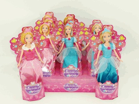 Lalka Księżniczka Gala 29cm, różne rodzaje
