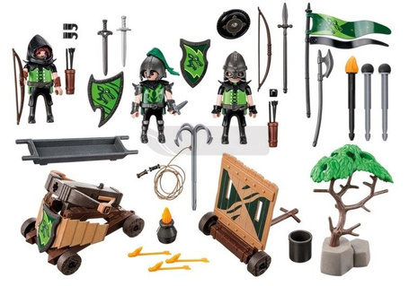 PLAYMOBIL 6041 Oddział bojowy rycerzy herbu Wilk