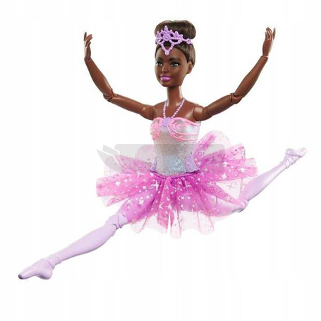 LALKA BARBIE BALETNICA MAGICZNE ŚWIATEŁKA brunetka HLC26