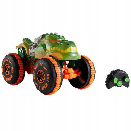 HOT WHEELS MONSTER TRUCK RC Rageasaur 1:15 auto sterowane pilotem