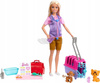 LALKA BARBIE RATOWNICZKA ZWIERZĄT zestaw z małpką i tygryskiem HRG50