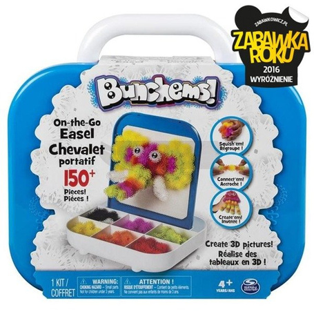 Bunchems kolorowe rzepy - zestaw podróżny 150 el.