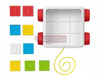 FISHER PRICE AKTYWIZUJĄCE KLOCKI SENSORYCZNE dla maluszka +6m GJW10