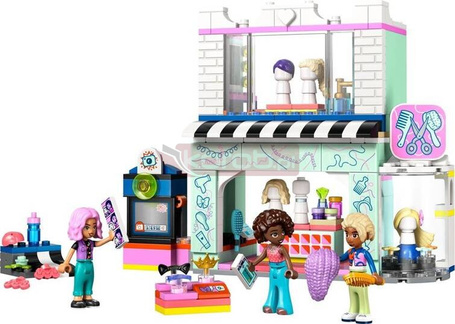 LEGO FRIENDS 42662 Salon fryzjerski i sklep z ozdobami, zestaw klocków +7