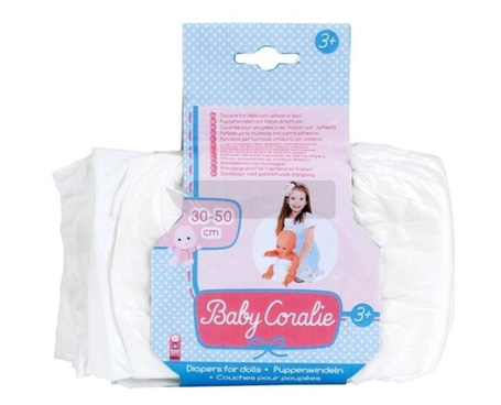 Pieluszki dla lalki Princess Coralie 3szt