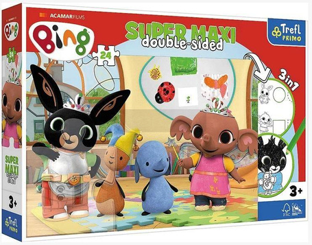 Puzzle 24 Super Maxi Bing z przyjaciółmi TREFL
