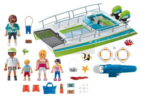 Playmobil 9233 Łódź ze szklanym dnem i silnikiem podwodnym