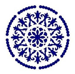 Szablon zmywalny ornament A4 20x30cm