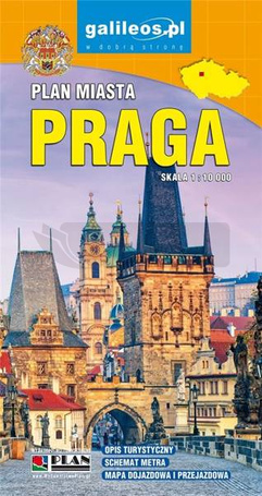 Plan miasta - Praga 1:10 000