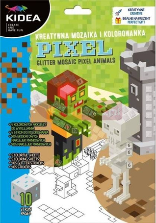 Mozaika i kolorowanka Pixel KIDEA