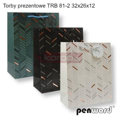 Torebka prezentowa 32x26x12cm MIX