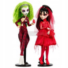 LALKA MONSTER HIGH SKULLECTOR BEETLEJUICE Betelgeuse and Lydia 2-Pack HYV96 