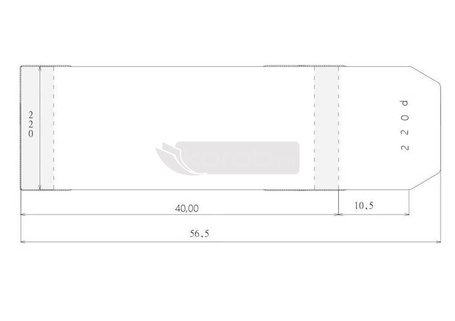 Okładka regulowana 220x580mm (25szt)