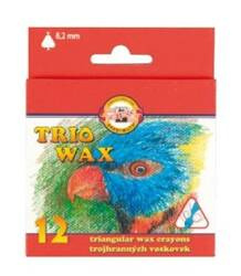 Kredki Trio Wax Jumbo 12 kolorów