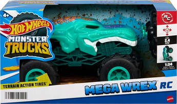 HOT WHEELS MONSTER TRUCK RC MEGA WREX 1:24 auto sterowane pilotem HTP14