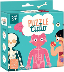 Puzzle Ciało Człowieka 3+