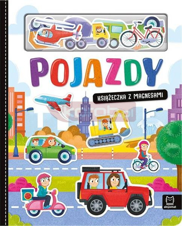 Pojazdy. Książeczka z magnesami