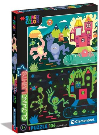 Puzzle 104 Super Color Glowing Monsters
