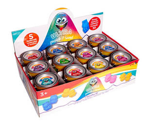 Ultra piasek puszka 150g zielony + foremka 3D panda
