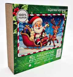 Puzzle 90 Podróż z Mikołajem ALEX