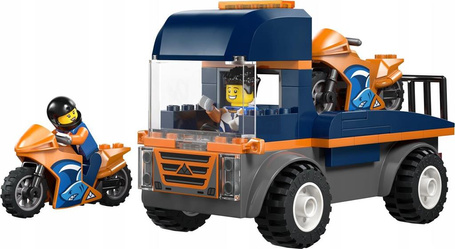 LEGO CITY 60491 Laweta dla motocykli, zestaw klocków dla dzieci +4 lata