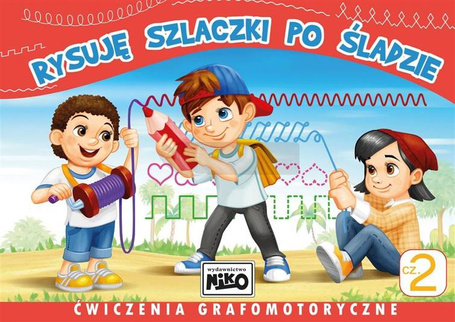 Rysuję szlaczki po śladzie. Ćwiczenia cz.2