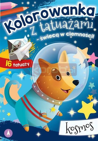 Kolorowanka z tatuażami. Kosmos