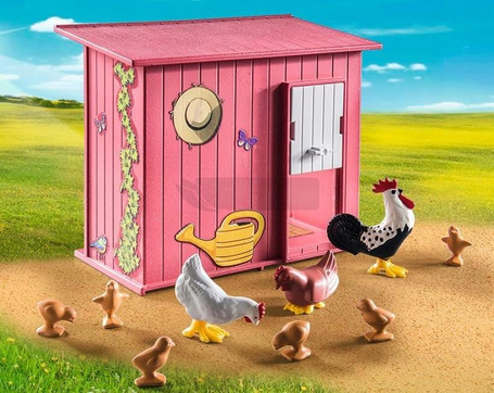 PLAYMOBIL 71308 KURY Z PISKLĘTAMI zestaw dla dzieci +4 lata