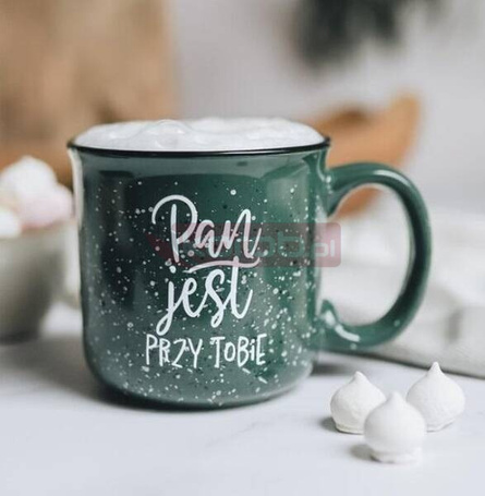 Kubek vintage - Pan jest przy tobie