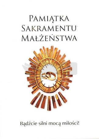 Pamiątka Sakramentu Małżeństwa