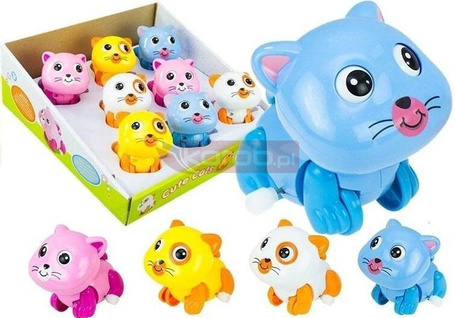 Zwierzątka nakręcane Kotki chodzą MIX