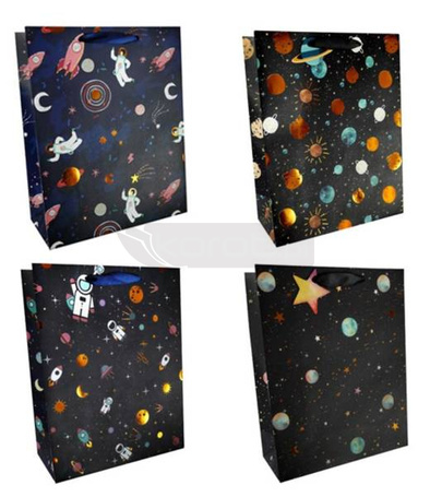 Torba prezentowa 31x42 Kosmos mix