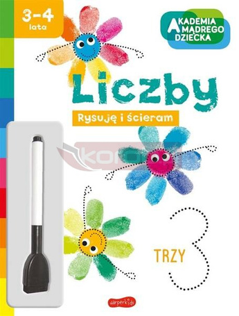 Akademia mądrego dziecka. Rysuję i ścieram Liczby