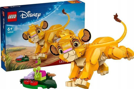 LEGO DISNEY 43243 KRÓL LEW LWIĄTKO SIMBA