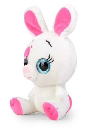 Maskotka królik biały 16cm