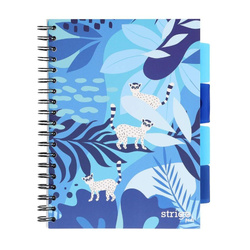 Kołozeszyt Pads B5/100K kratka Jungla niebieski