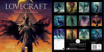 Kalendarz 2026 ścienny kwadrat Lovecraft