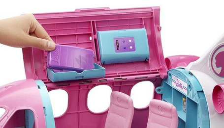 Lalka Barbie samolot GJB33