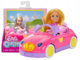 LALKA BARBIE CHELSEA I MISIOWY POJAZD zestaw do zabawy lalka z autkiem HXN05