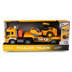 Laweta budowlana z walcem ze światłem i dźwiękiem