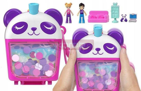 LALKA POLLY POCKET BUBBLE TA PANDY zestaw do zabawy dla dzieci +4 lata HWN95